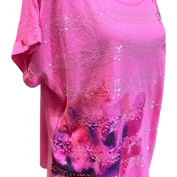 Tops - Lane Bryant Pink Sequin Women's Top